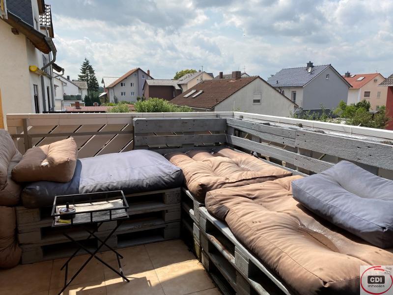 Gemütliche 3-Zimmerwohnung mit Balkon und Kachelofen in ruhiger, zentraler Lage von Biebesheim